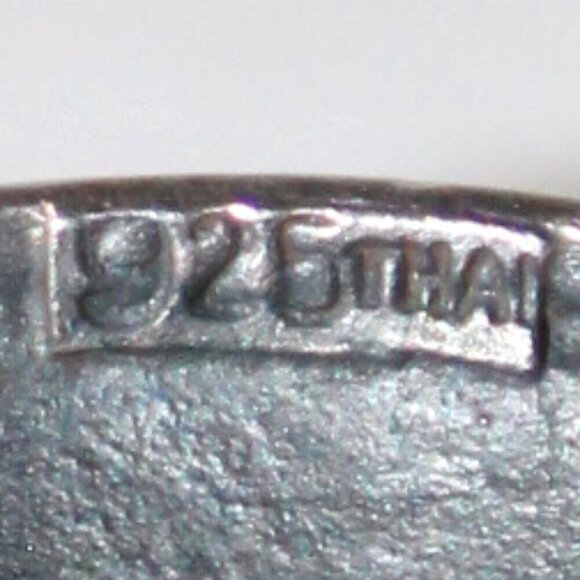 Sterling Silver Southwestern Blue Stone Necklace - Picture 6 of 7